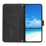 For Samsung Galaxy M55 5G / C55 5G / F55 5G Phone Case Love Heart Imprinted Skin-Touch PU Leather Shell