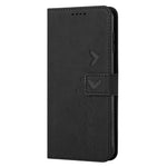 For Samsung Galaxy M55 5G / C55 5G / F55 5G Phone Case Love Heart Imprinted Skin-Touch PU Leather Shell