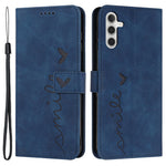 For Samsung Galaxy M55 5G / C55 5G / F55 5G Phone Case Love Heart Imprinted Skin-Touch PU Leather Shell