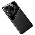 For Huawei Pura 70 Pro / Pura 70 Pro+ Case Anti-scratch PU+TPU+PC Phone Cover Support Magnetic Car Mount