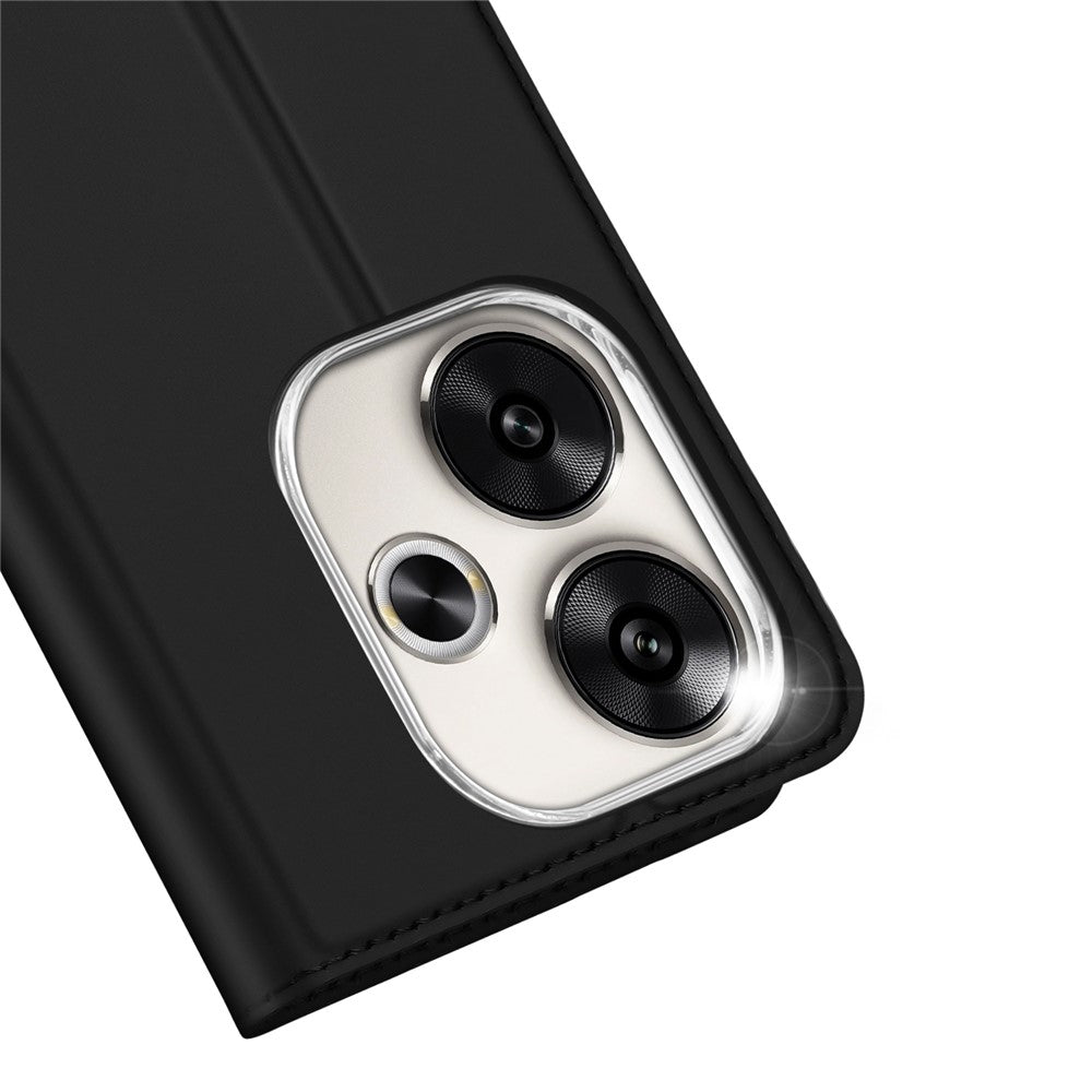 DUX DUCIS Skin Pro-serien för Xiaomi Redmi Turbo 3 5G / Poco F6 5G-skal i PU-läder, fällbart mobilfodral