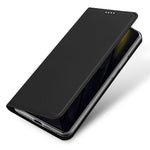 DUX DUCIS Skin Pro-serien för Xiaomi Redmi Turbo 3 5G / Poco F6 5G-skal i PU-läder, fällbart mobilfodral