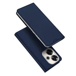 DUX DUCIS Skin Pro-serien för Xiaomi Redmi Turbo 3 5G / Poco F6 5G-skal i PU-läder, fällbart mobilfodral
