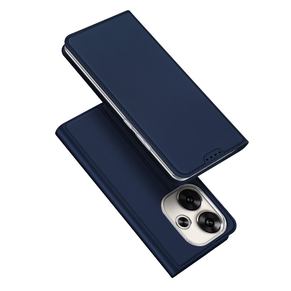 DUX DUCIS Skin Pro-serien för Xiaomi Redmi Turbo 3 5G / Poco F6 5G-skal i PU-läder, fällbart mobilfodral