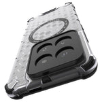 For Xiaomi 14 Pro Magnetic Case Honeycomb TPU+PC Phone Cover with Reinforced Corners