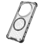 For Xiaomi 14 Ultra Magnetic Case Honeycomb Reinforced Corners TPU+PC Phone Cover