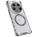 For Xiaomi 14 Ultra Magnetic Case Honeycomb Reinforced Corners TPU+PC Phone Cover