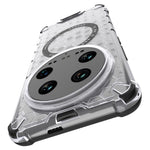 For Xiaomi 14 Ultra Magnetic Case Honeycomb Reinforced Corners TPU+PC Phone Cover