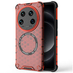 For Xiaomi 14 Ultra Magnetic Case Honeycomb Reinforced Corners TPU+PC Phone Cover