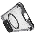 For Xiaomi 14 Magnetic Case Translucent Honeycomb TPU+PC Phone Cover