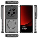 For Xiaomi 13 Ultra Magnetic Case TPU+PC Phone Cover Honeycomb Anti-Drop