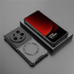 For Xiaomi 13 Ultra Magnetic Case TPU+PC Phone Cover Honeycomb Anti-Drop