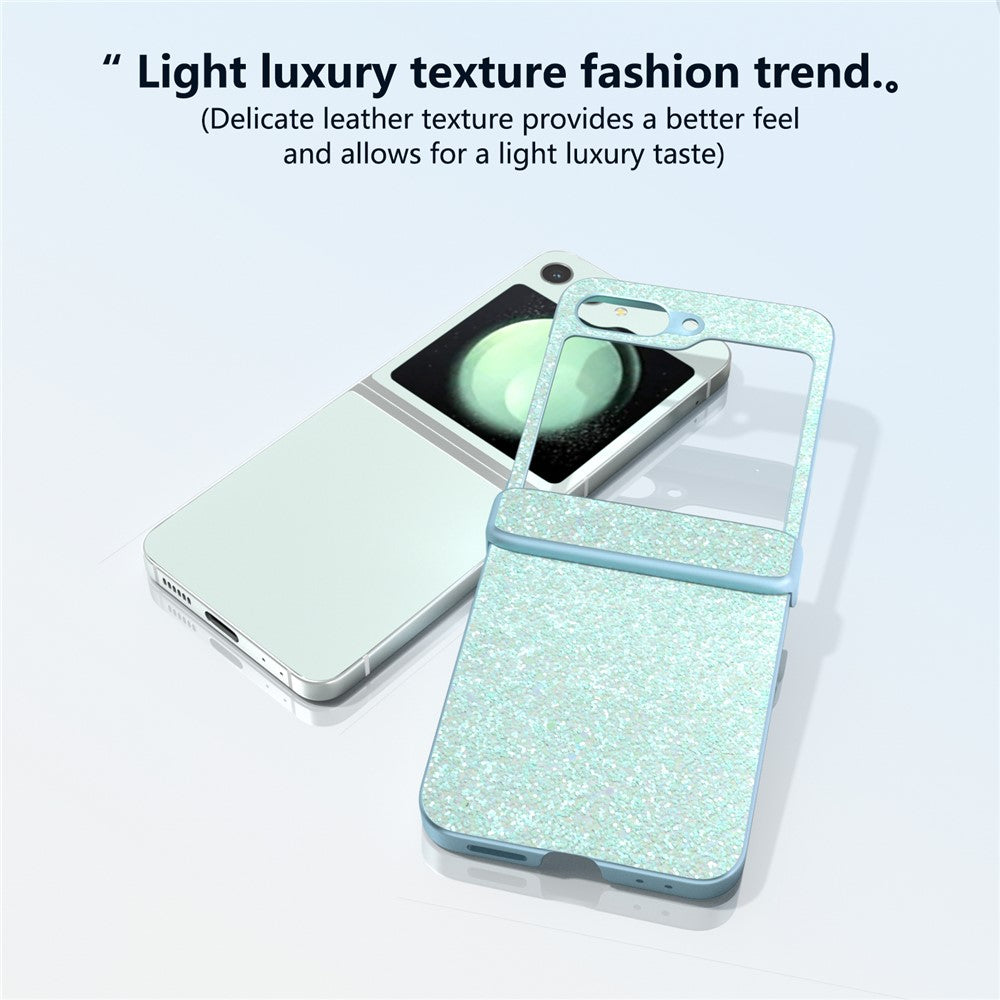 For Samsung Galaxy Z Flip7 FE 5G / Z Flip6 5G Phone Case   PC+PU Leather Phone Shell