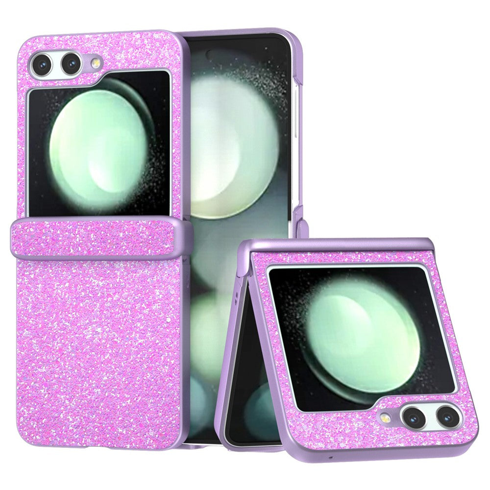 For Samsung Galaxy Z Flip7 FE 5G / Z Flip6 5G Phone Case   PC+PU Leather Phone Shell