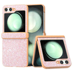 For Samsung Galaxy Z Flip7 FE 5G / Z Flip6 5G Phone Case   PC+PU Leather Phone Shell