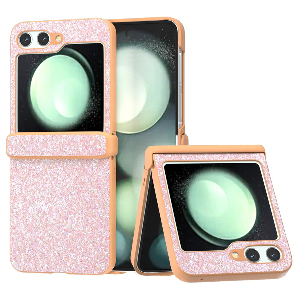 For Samsung Galaxy Z Flip7 FE 5G / Z Flip6 5G Phone Case   PC+PU Leather Phone Shell