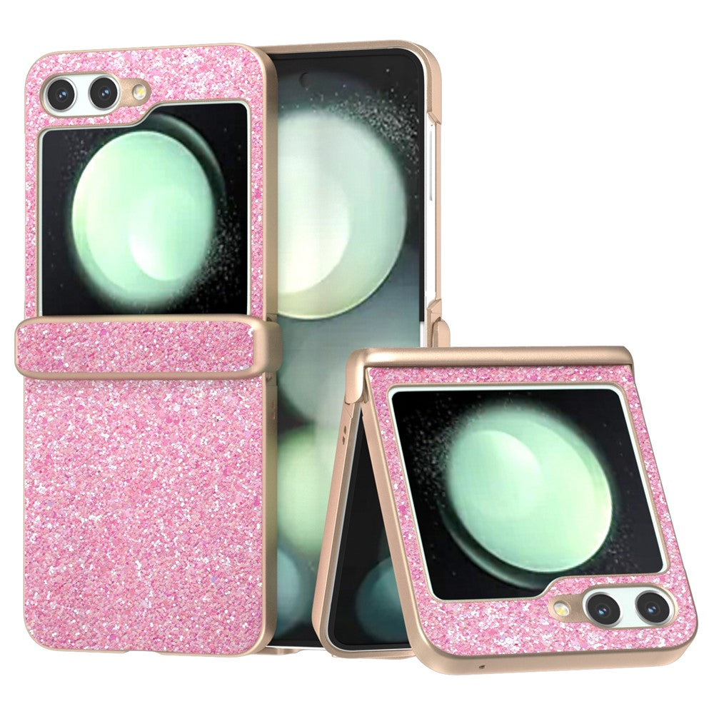 For Samsung Galaxy Z Flip7 FE 5G / Z Flip6 5G Phone Case   PC+PU Leather Phone Shell