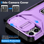 Til iPhone 11 Pro Max cover TPU+PC Linsebeskyttelse Telefoncover med Ring Kickstand