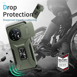 For OnePlus 11 5G Case TPU+PC Ring Kickstand Lens Lid Phone Cover