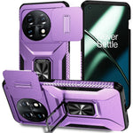 For OnePlus 11 5G Case TPU+PC Ring Kickstand Lens Lid Phone Cover