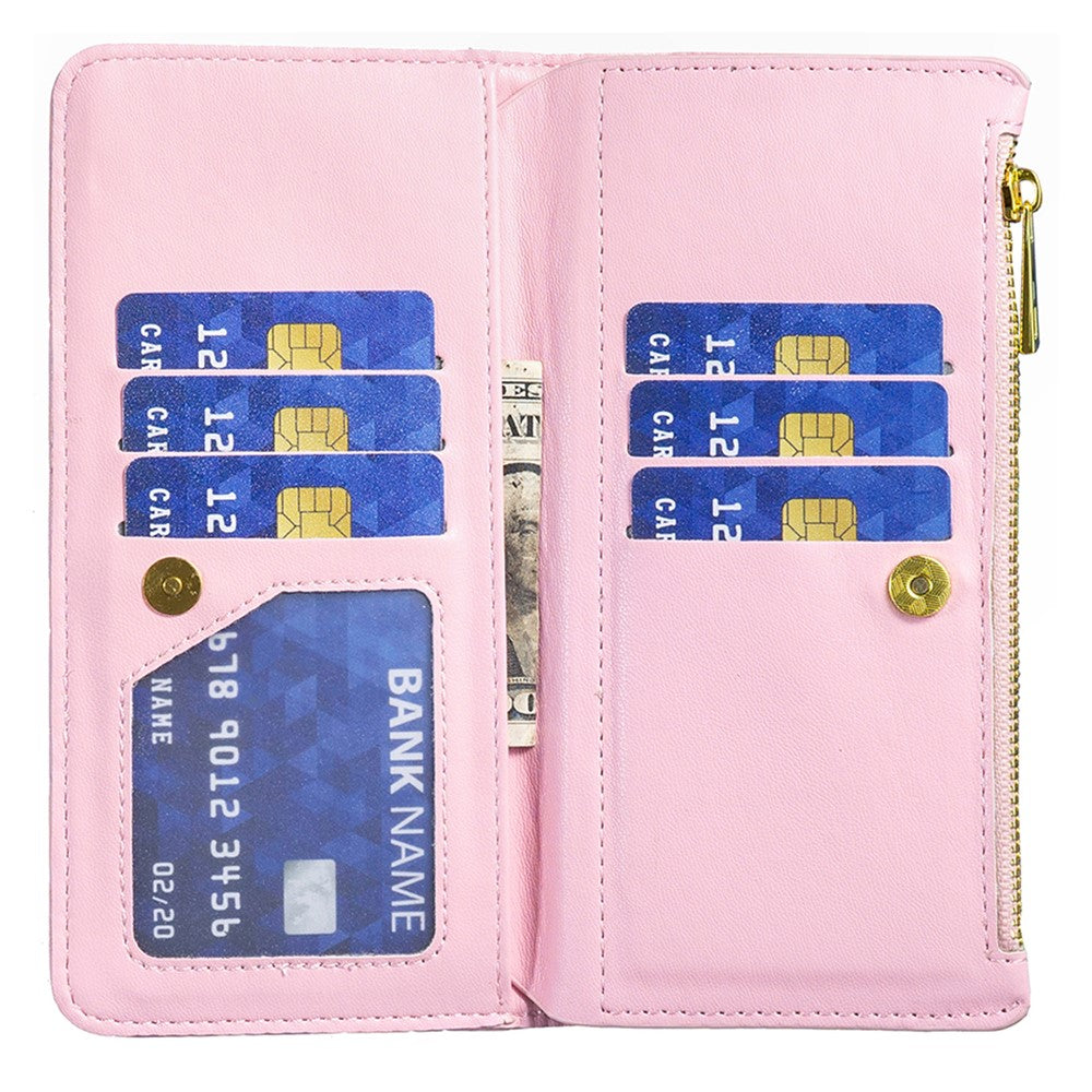 BINFEN COLOR til Samsung Galaxy Z Fold6 5G etui PU-læder lynlåslomme telefoncover