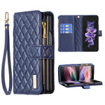 BINFEN COLOR til Samsung Galaxy Z Fold6 5G etui PU-læder lynlåslomme telefoncover