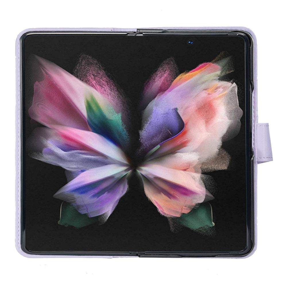 BINFEN COLOR For Samsung Galaxy Z Fold6 5G Case Rhombus Wallet PU Leather Phone Cover