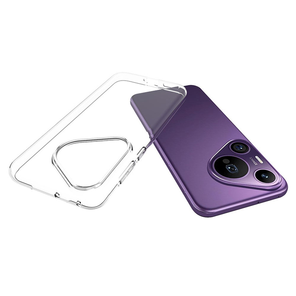 10 st/förpackning för Huawei Pura 70 Pro / Pura 70 Pro+ skal vattenstämpelfritt reptåligt TPU-mobilskal