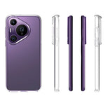 10 st/förpackning för Huawei Pura 70 Pro / Pura 70 Pro+ skal vattenstämpelfritt reptåligt TPU-mobilskal