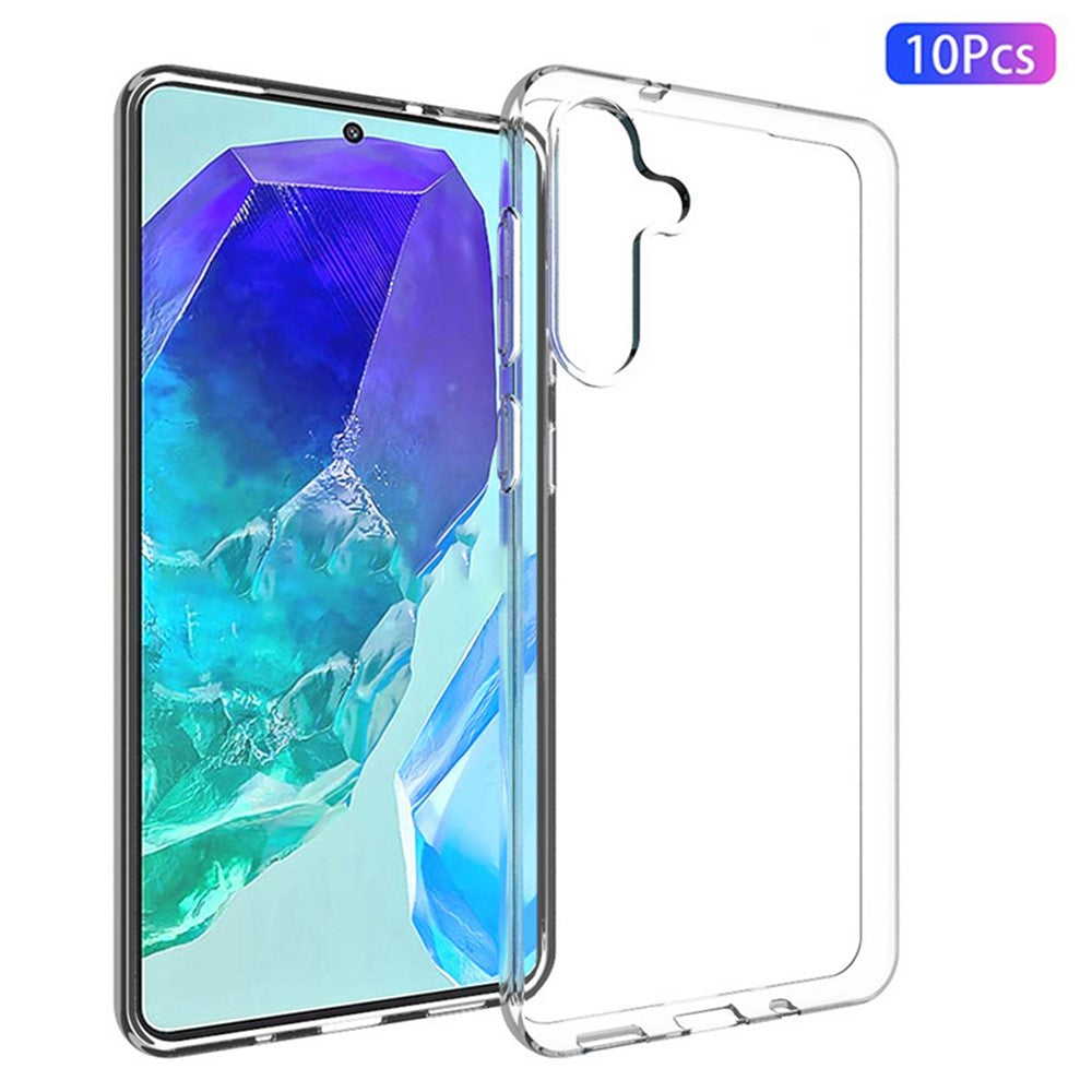 10Pcs / Pack For Samsung Galaxy M55 5G / C55 5G / F55 5G Phone Cover Inner Watermark-Free Texture TPU Mobile Phone Case