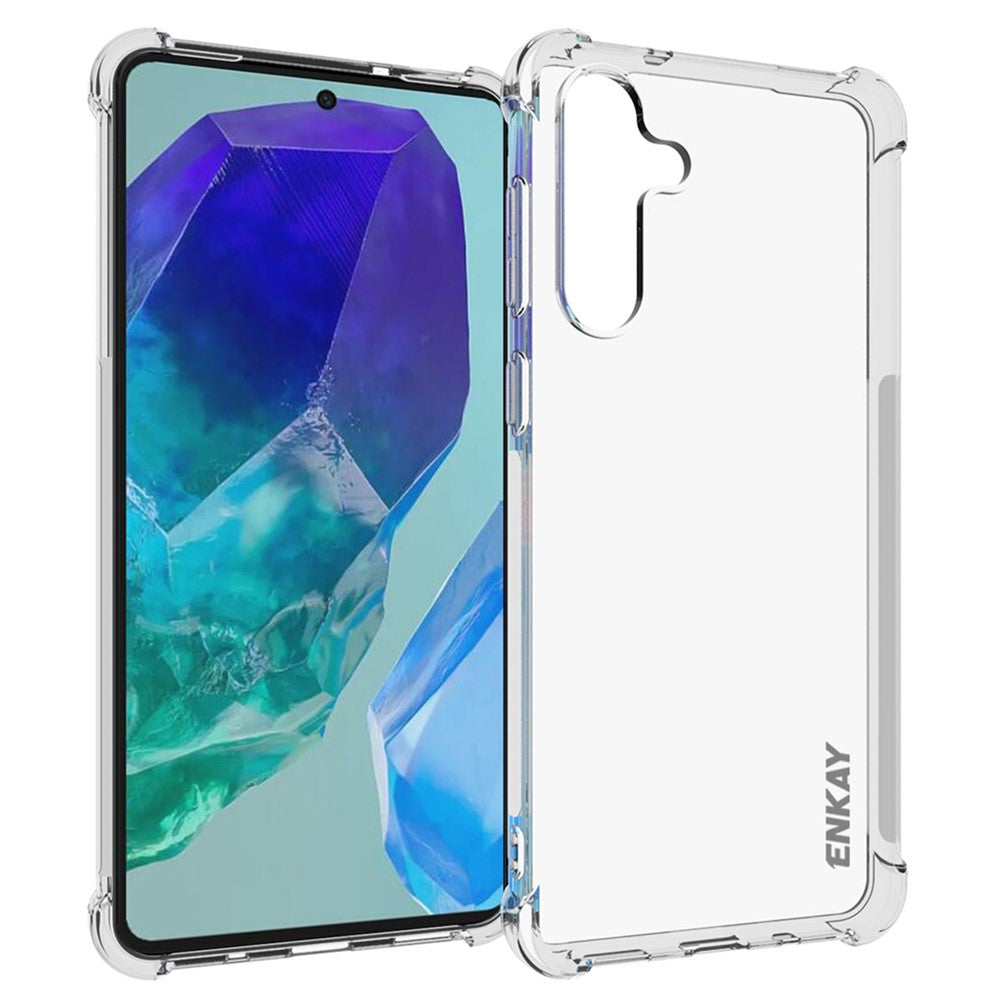 ENKAY HAT PRINCE För Samsung Galaxy M55 5G / C55 5G / F55 5G Skal Transparent TPU Stoppsäkert Mobilskal
