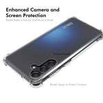 ENKAY HAT PRINCE För Samsung Galaxy M55 5G / C55 5G / F55 5G Skal Transparent TPU Stoppsäkert Mobilskal