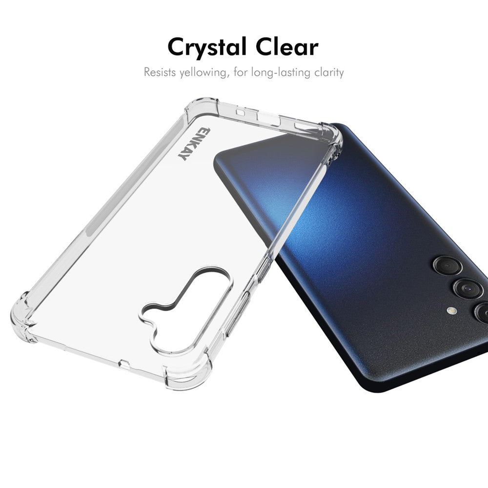 ENKAY HAT PRINCE För Samsung Galaxy M55 5G / C55 5G / F55 5G Skal Transparent TPU Stoppsäkert Mobilskal