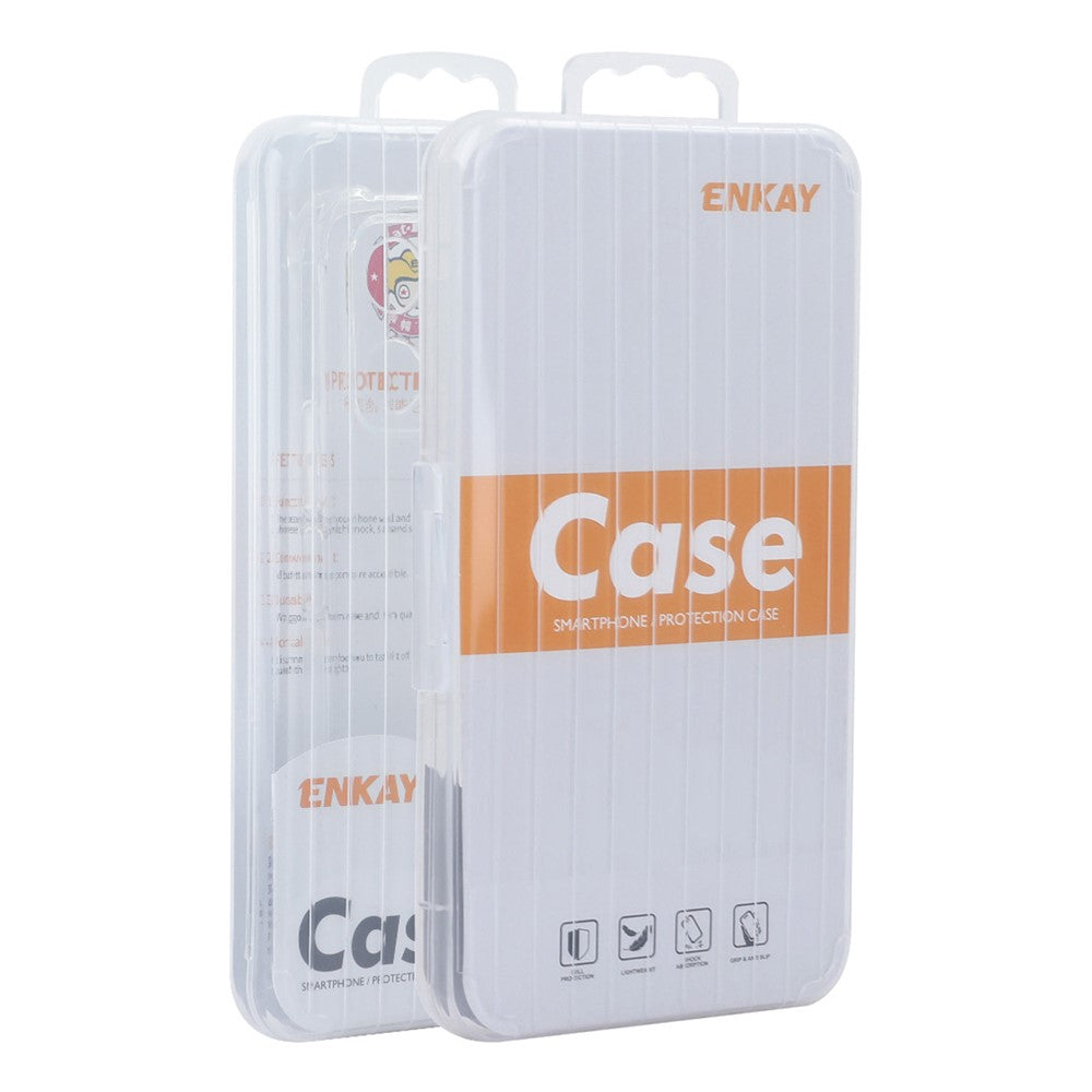 ENKAY HAT PRINCE För Samsung Galaxy M55 5G / C55 5G / F55 5G Skal Transparent TPU Stoppsäkert Mobilskal