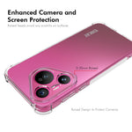 ENKAY HAT PRINCE For Huawei Pura 70 Clear Case Anti-Drop Corners Protection TPU Phone Cover