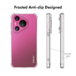 ENKAY HAT PRINCE For Huawei Pura 70 Clear Case Anti-Drop Corners Protection TPU Phone Cover