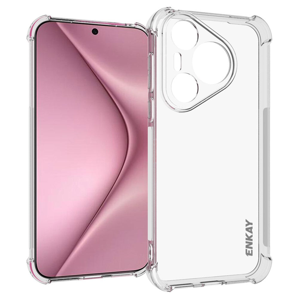ENKAY HAT PRINCE For Huawei Pura 70 Pro / Pura 70 Pro+ TPU Case Drop-Proof Crystal Clear Phone Cover