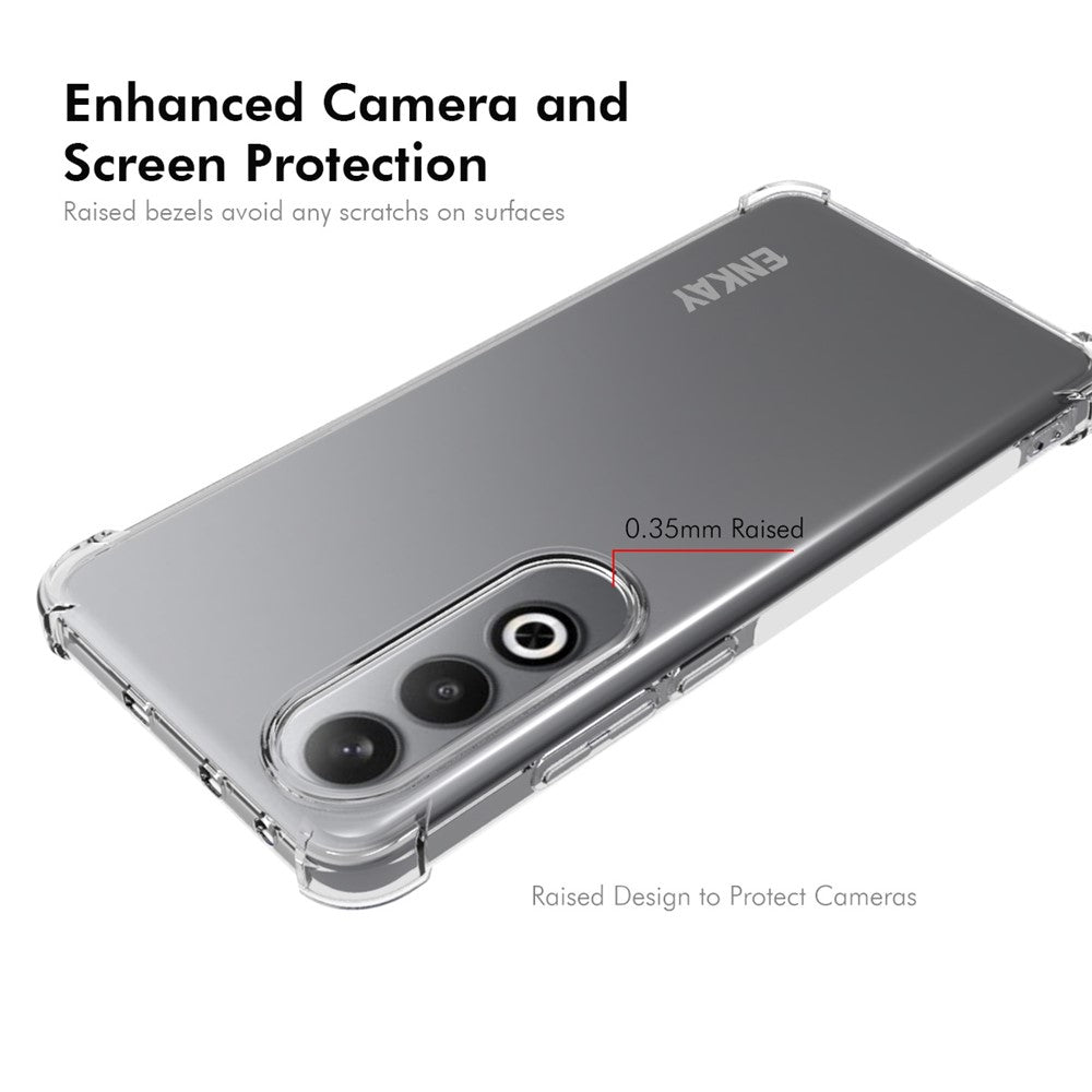 ENKAY HAT PRINCE För OnePlus Nord CE4 5G Skal Stötsäkert Flexibelt TPU Mobilskal