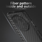 For Xiaomi 14 Ultra Phone Case PC Back Cover Splicing Carbon Fiber Texture