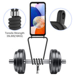 Samsung Galaxy A14 4G / 5G-skal med korthållare, flytande silikon och rem.