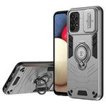 For Samsung Galaxy A23 4G / A23 5G (Global Version) Case PC+TPU Kickstand Lens Lid Phone Cover
