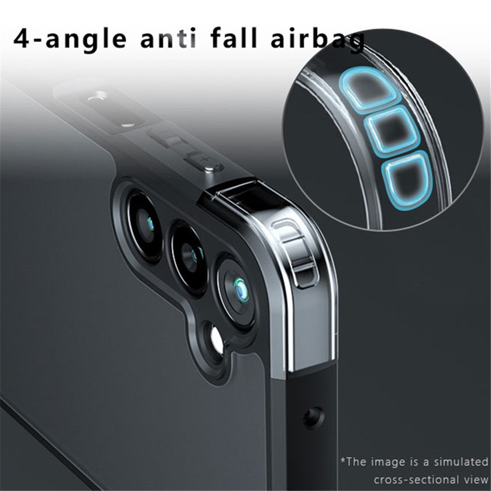 For Samsung Galaxy F15 5G Case Anti-drop TPU+PC Clear Phone Cover