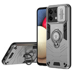 For Xiaomi Redmi Note 13 Pro 5G / Poco X6 5G Case Slide Camera Lid PC+TPU Ring Kickstand Phone Cover