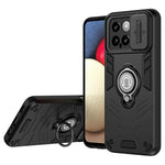 For Xiaomi 14 Case Slide Lens Lid   Cell Phone Cover with Ring Kickstand