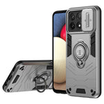For Xiaomi Poco X6 Pro 5G / Redmi K70E 5G Case Slide Camera Lid PC+TPU Ring Kickstand Phone Cover