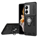 Xiaomi Poco M6 5G / Poco C65 4G / Redmi 13C 4G / 13C 5G / 13R 5G Skal Skjutbart Linslock Fallskyddande mobilskal med Ringstöd