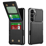 ZM11 For Samsung Galaxy A34 5G Case with Card Holder Leather +TPU Protective Cover