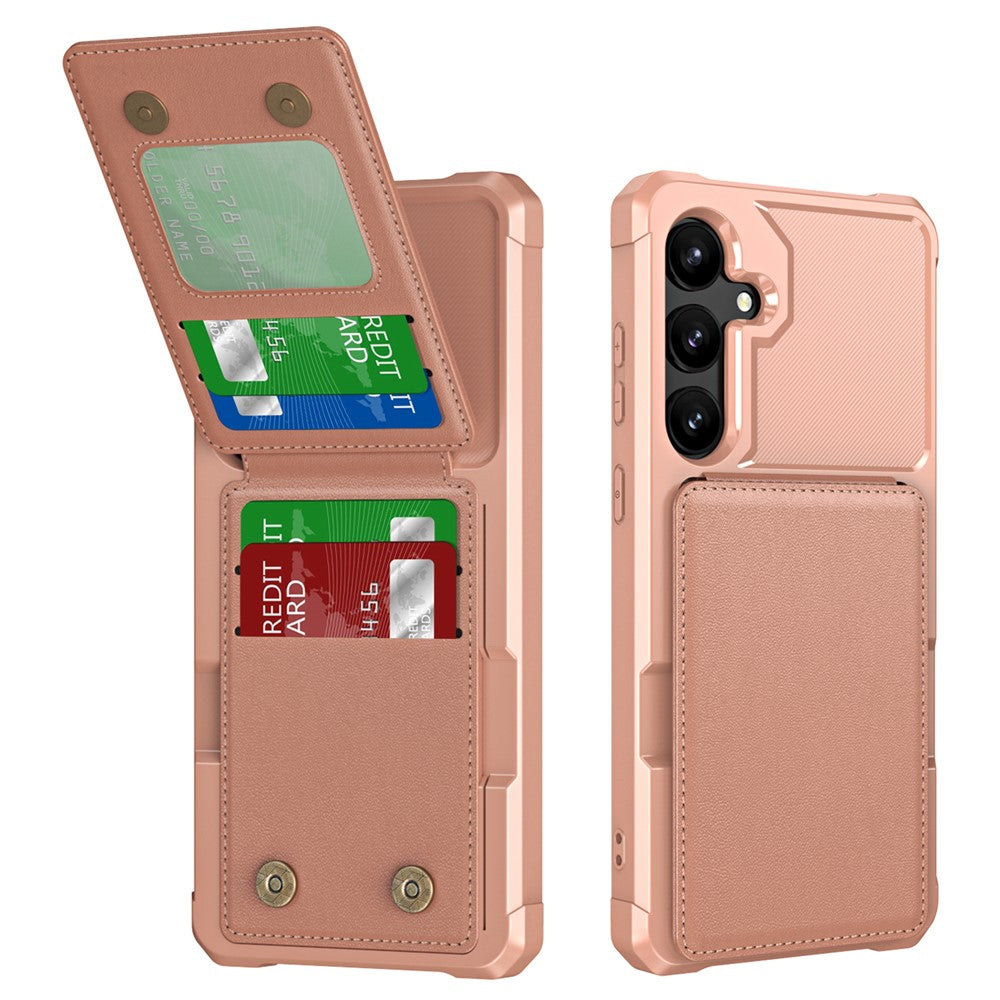 ZM11 For Samsung Galaxy A34 5G Case with Card Holder Leather +TPU Protective Cover