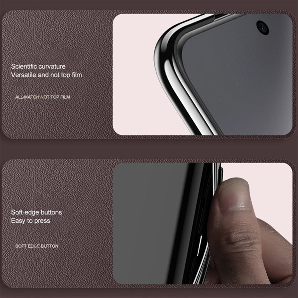 For Huawei Pura 70 Ultra Case Anti-Scratch Leather TPU Frame Phone Cover