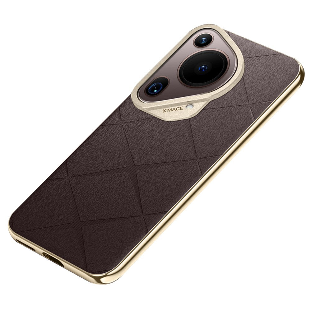 For Huawei Pura 70 Ultra Case Anti-Scratch Leather TPU Frame Phone Cover